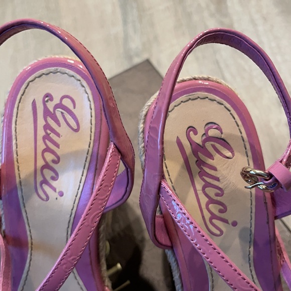 Gucci Vernice microguccissima espadrilles - Picture 9 of 10